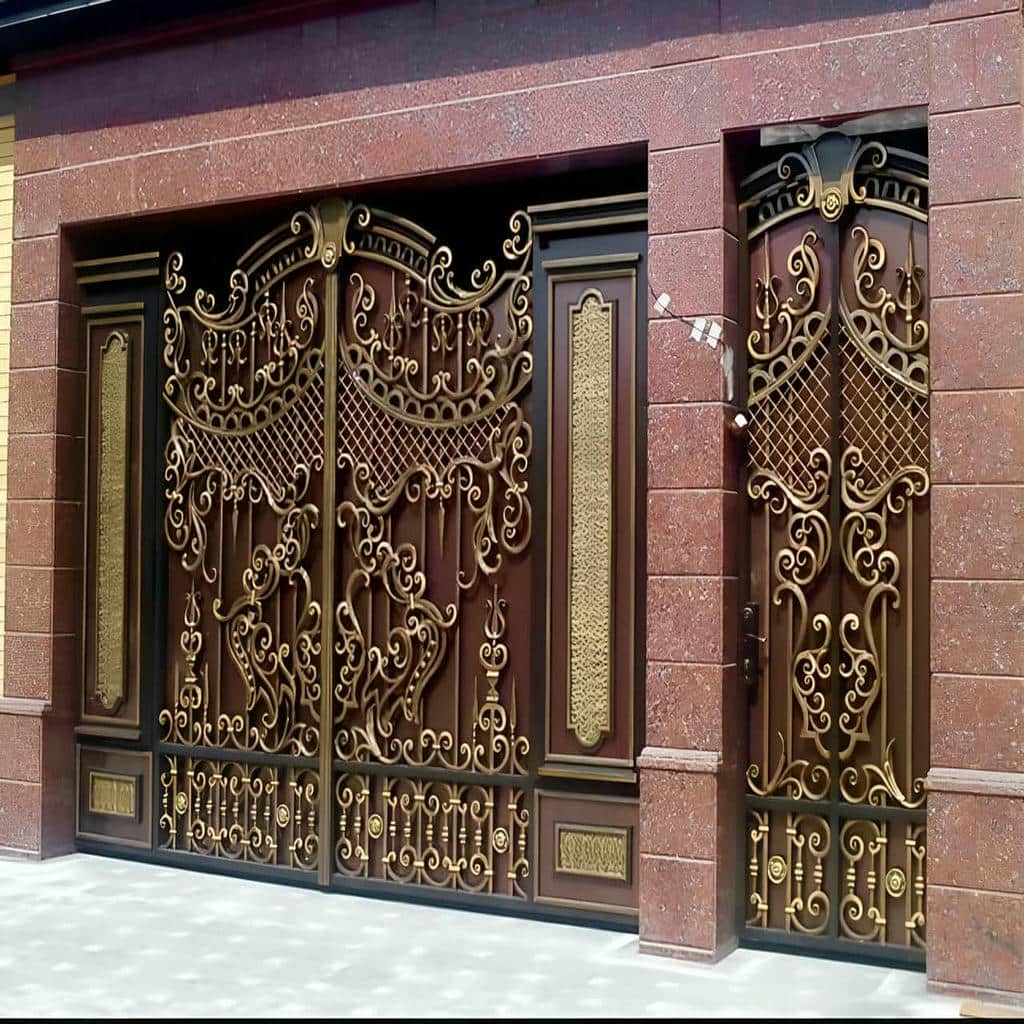 درب حیاط فرفورژه ویلایی در ایرانشهر