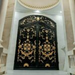 درب حیاط فرفورژه ویلایی در بیرجند