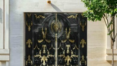 درب حیاط فرفورژه در اهواز