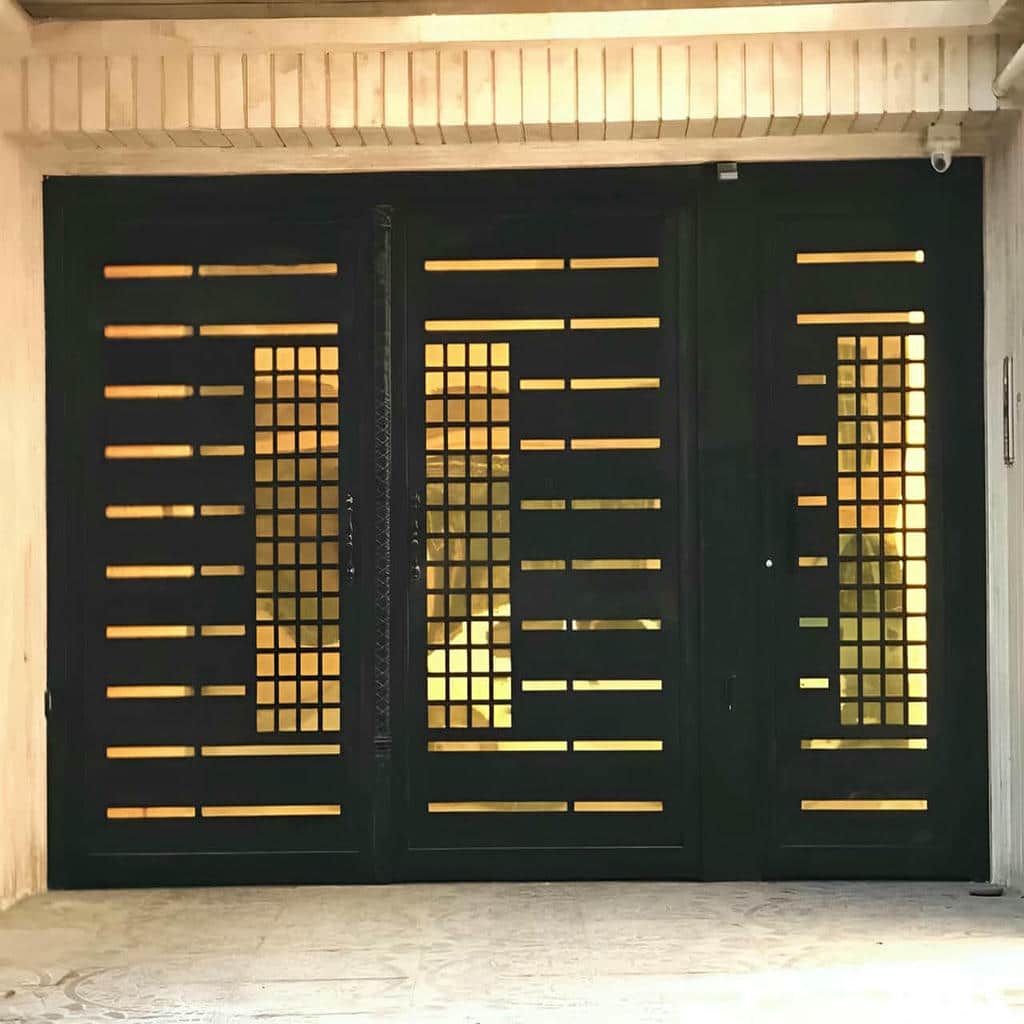 قیمت درب حیاط فرفورژه ویلایی مدرن در یاسوج