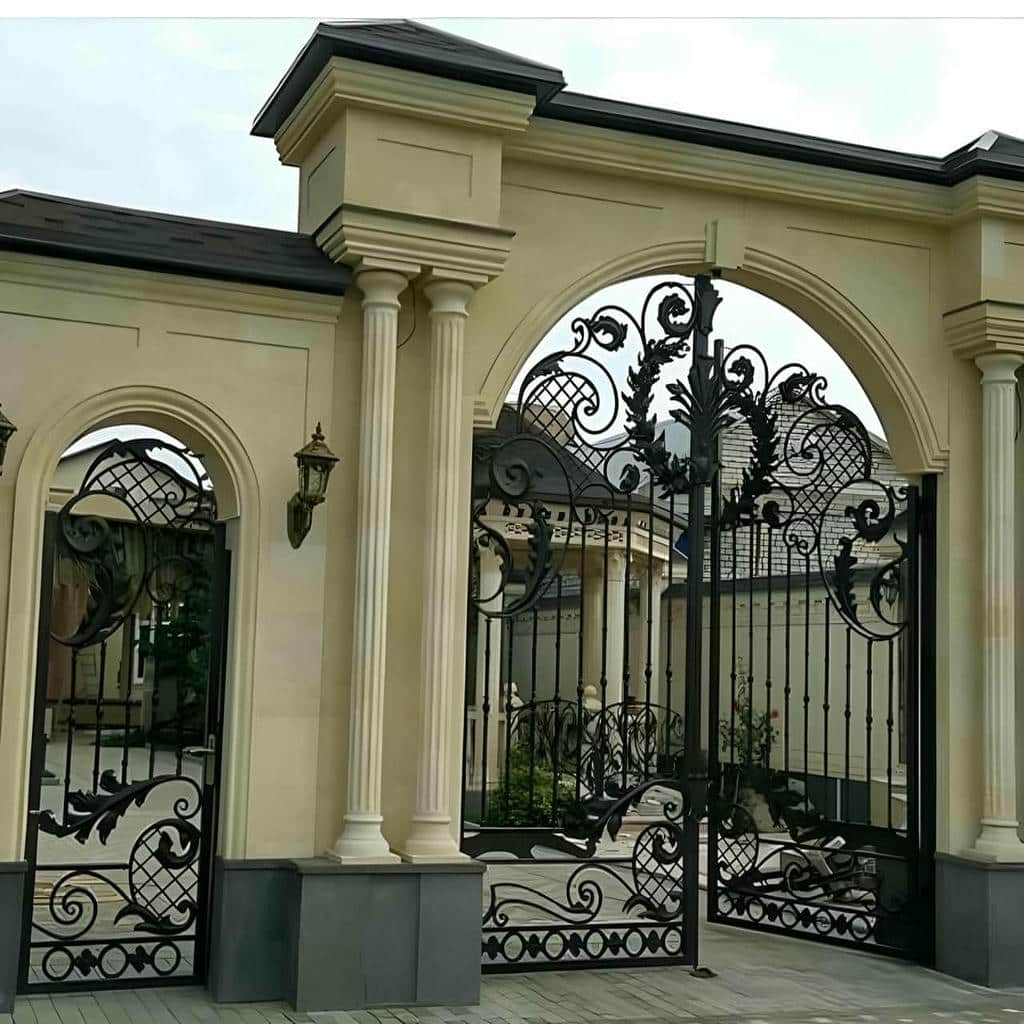 قیمت درب حیاط فرفورژه ویلایی کلاسیک در لواسان