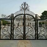 درب حیاط فرفورژه ویلایی در شهریار
