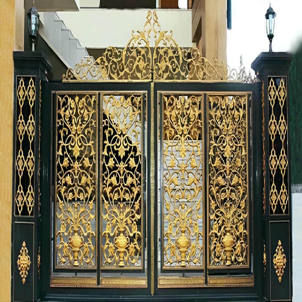 فروش درب حیاط فرفورژه ویلایی ایمن در سمنان