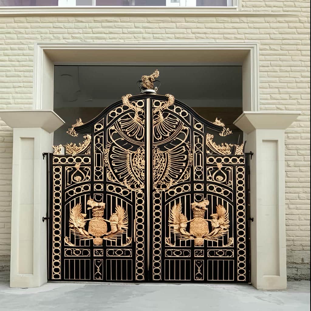 قیمت درب حیاط فرفورژه ویلایی مدرن در سبزوار