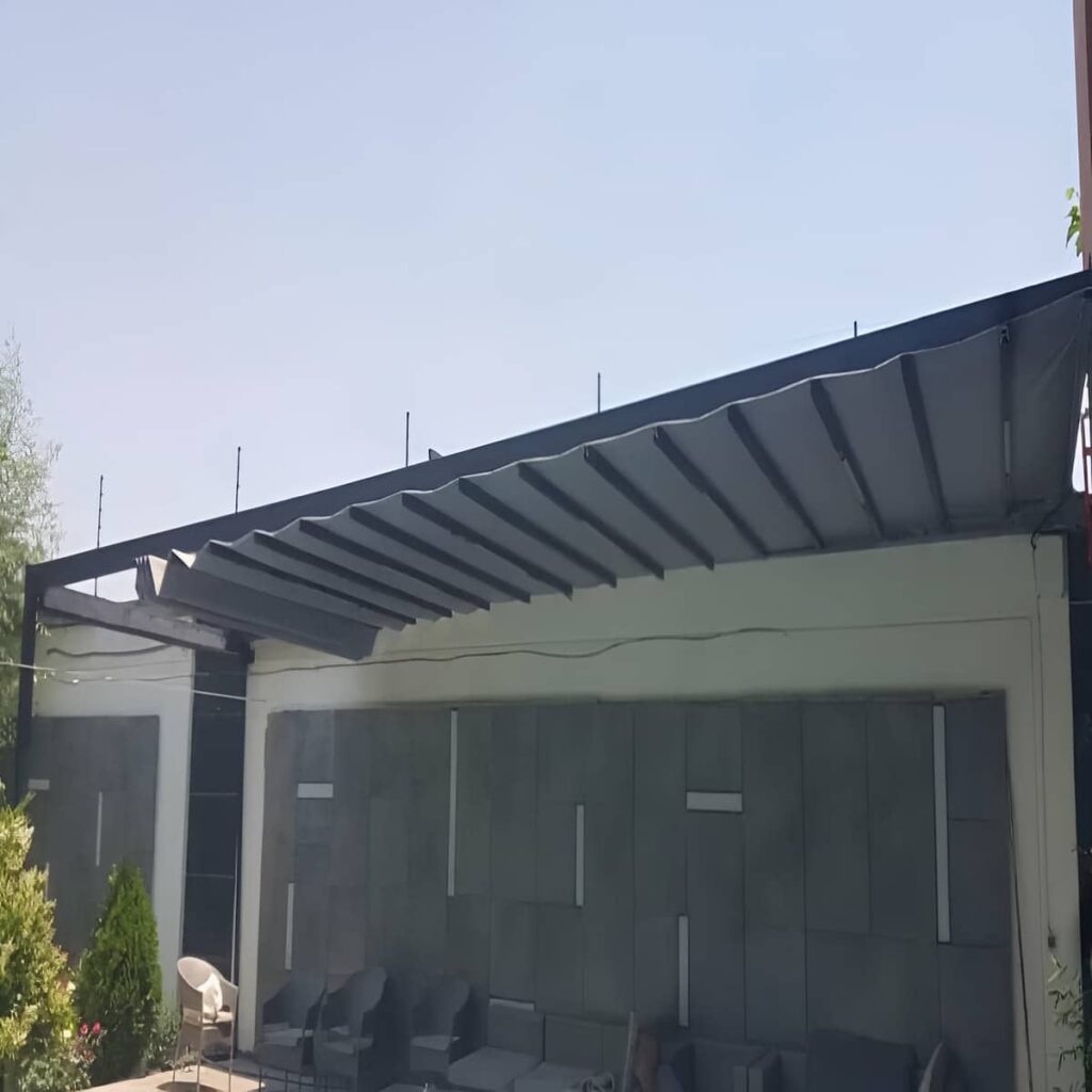 اجرای سقف متحرک برقی با موتور استاندارد
