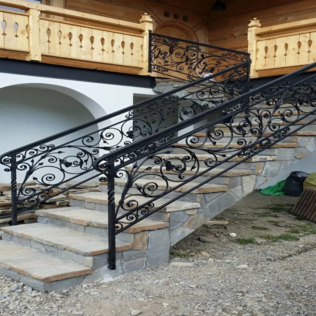 نرده سی ان سی اسلیمی برای ویلای مسکونی