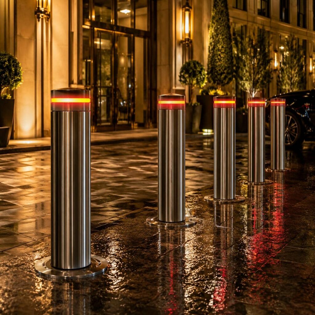 راهبند ستونی و بولارد برای کنترل خودرو