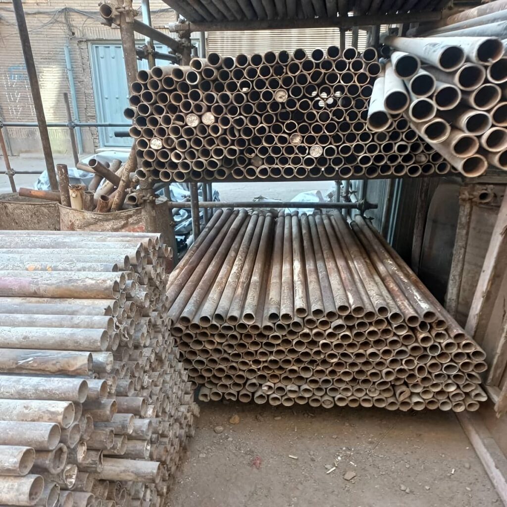 اجرای داربست فلزی در پروژه صنعتی