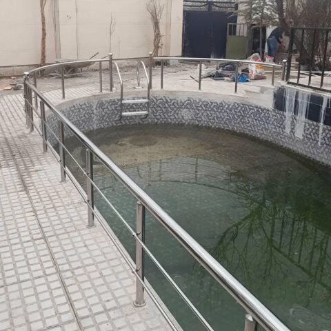 هندریل دیواری استیل ایمن