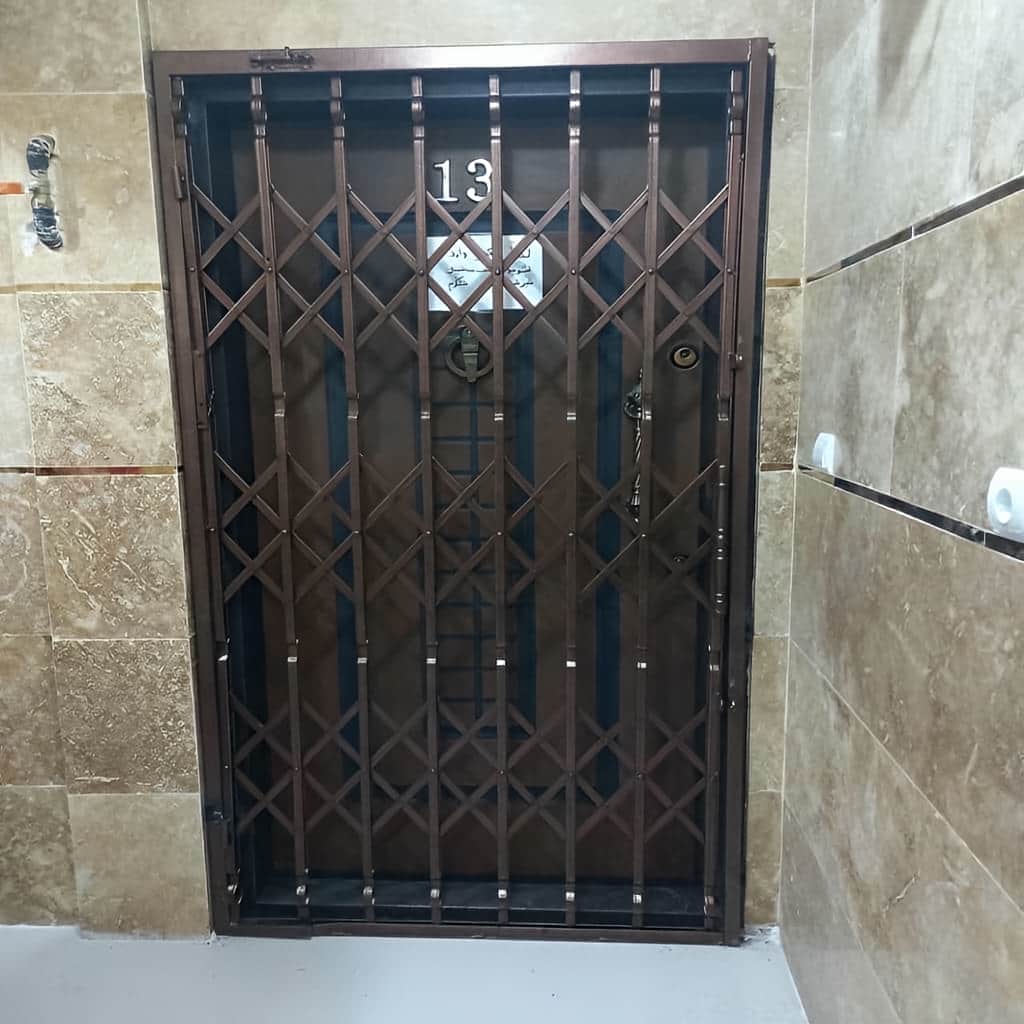 سفارش حفاظ آکاردئونی آهنی سه لوزی پس از اندازه‌گیری