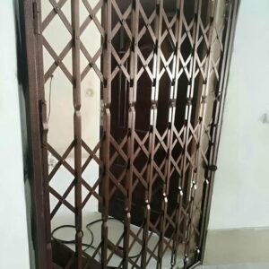 8 مدل درب آکاردئونی طرح دار لوزی