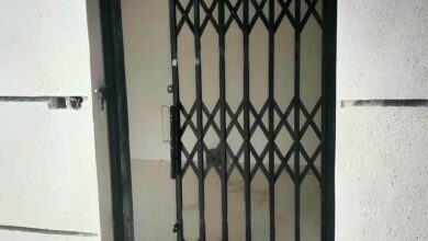 6 نمونه درب آکاردئونی برای واحد اداری