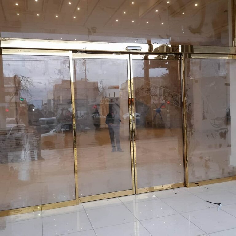 7 مدل درب اتوماتیک شیشه ای فریم لس سکوریت