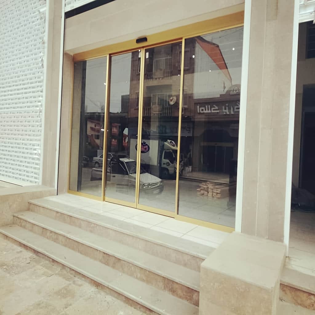 قیمت درب اتوماتیک شیشه ای کم صدا موتور آرام