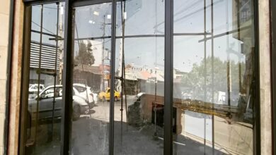 11 طرح درب اتوماتیک شیشه ای لولایی سنسوردار