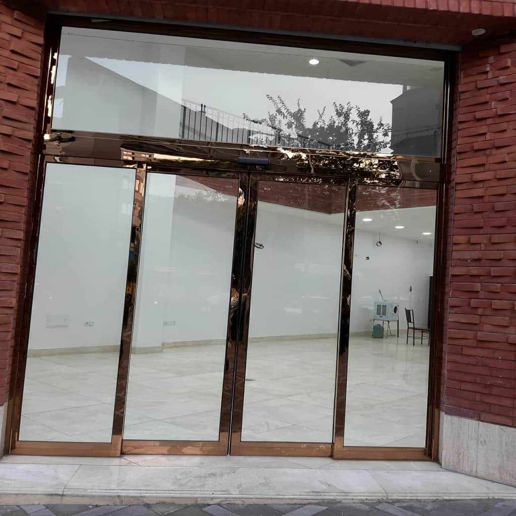 قیمت فریم آلومینیومی درب اتوماتیک شیشه ای
