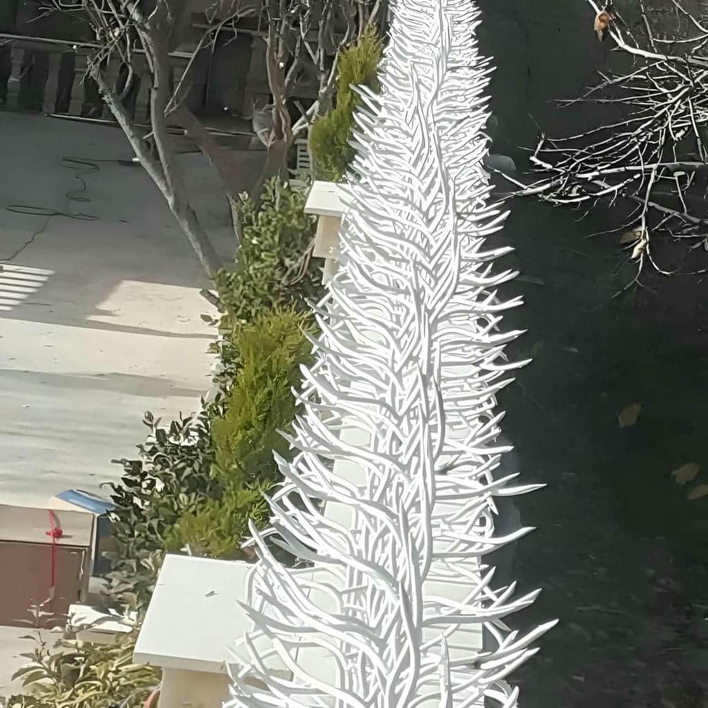 انتخاب طرح حفاظ دیوار شاخ گوزنی با خمکاری متقارن
