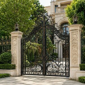 6 مدل درب حیاط پانل دار