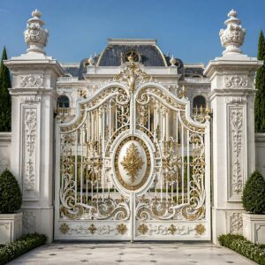 10 مدل درب حیاط طاق دار