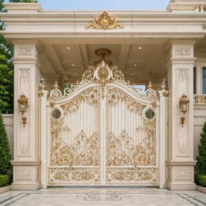 12 مدل درب فلزی CNC حیاط