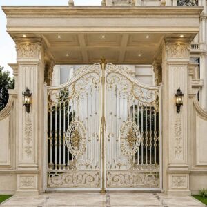 10 مدل درب حیاط CNC پنل مشبک