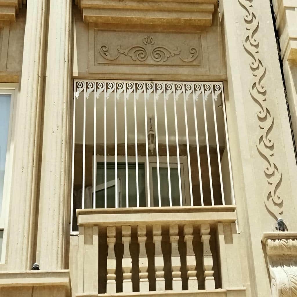 سفارش حفاظ پنجره آهنی پروفیلی پس از اندازه‌گیری دهانه