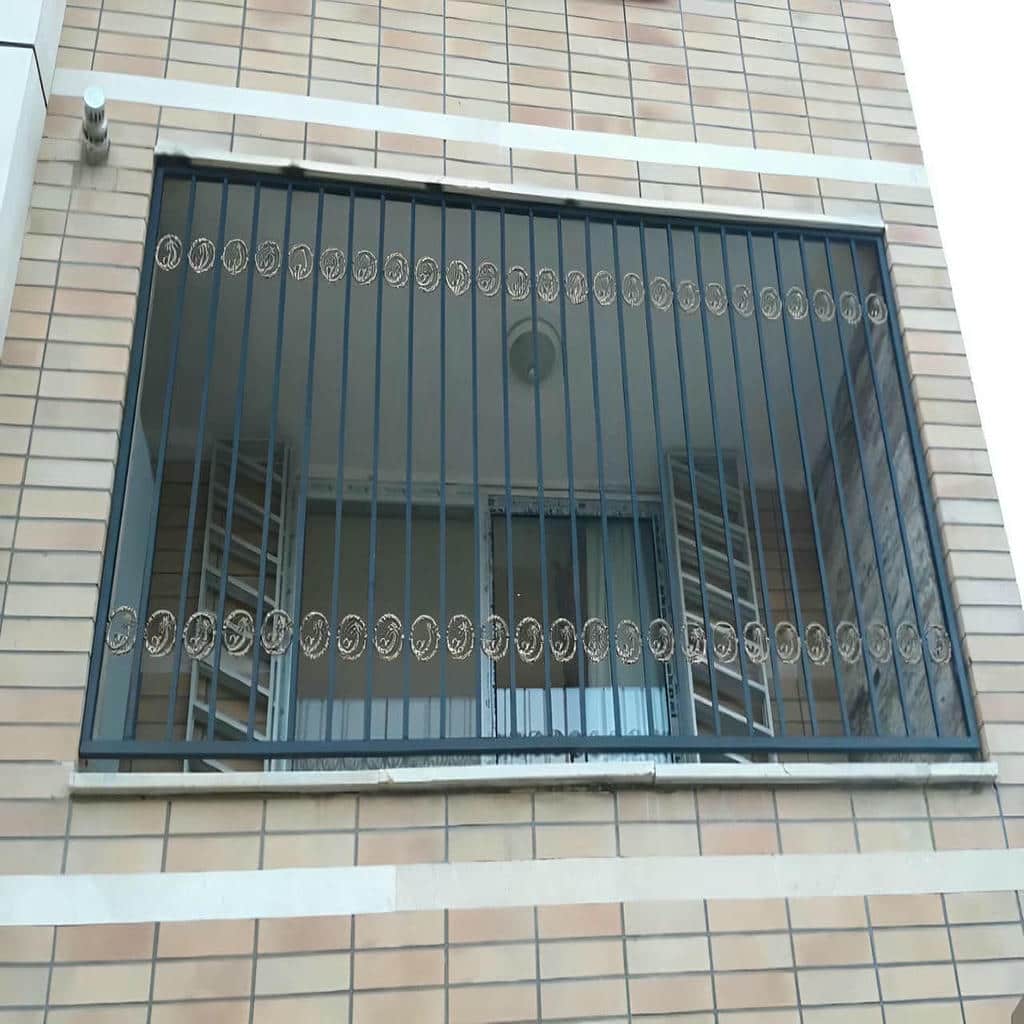 خرید حفاظ پنجره مدرن شبکه هندسی متناسب با دهانه