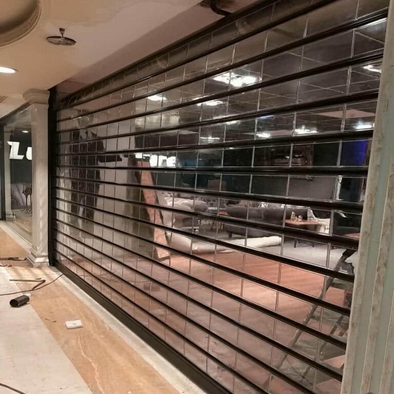 6 طرح کرکره برقی رنگی نمای فروشگاه