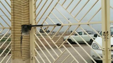 9 نمونه درب اتوماتیک ریلی حیاط