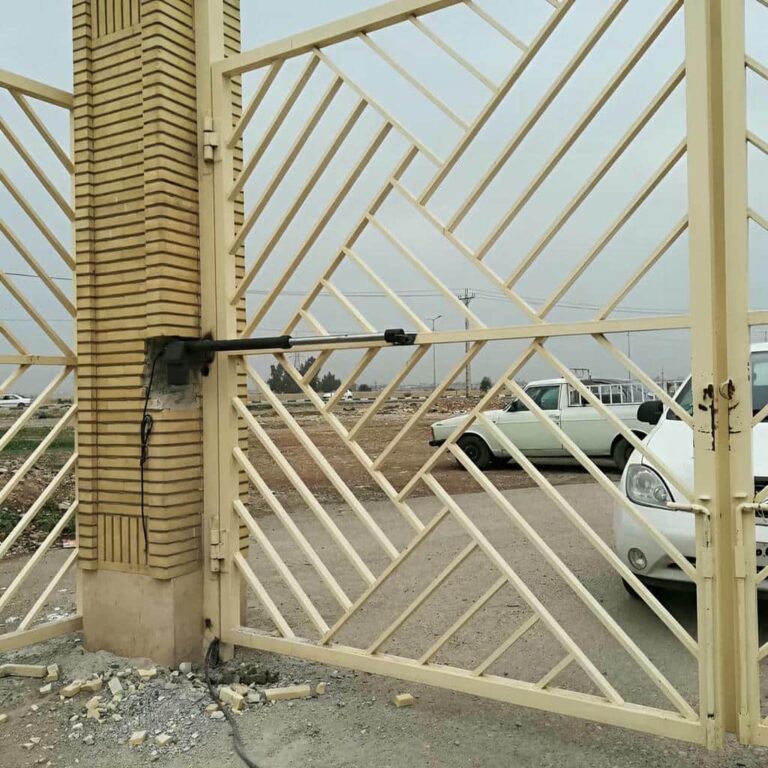 9 نمونه درب اتوماتیک ریلی حیاط