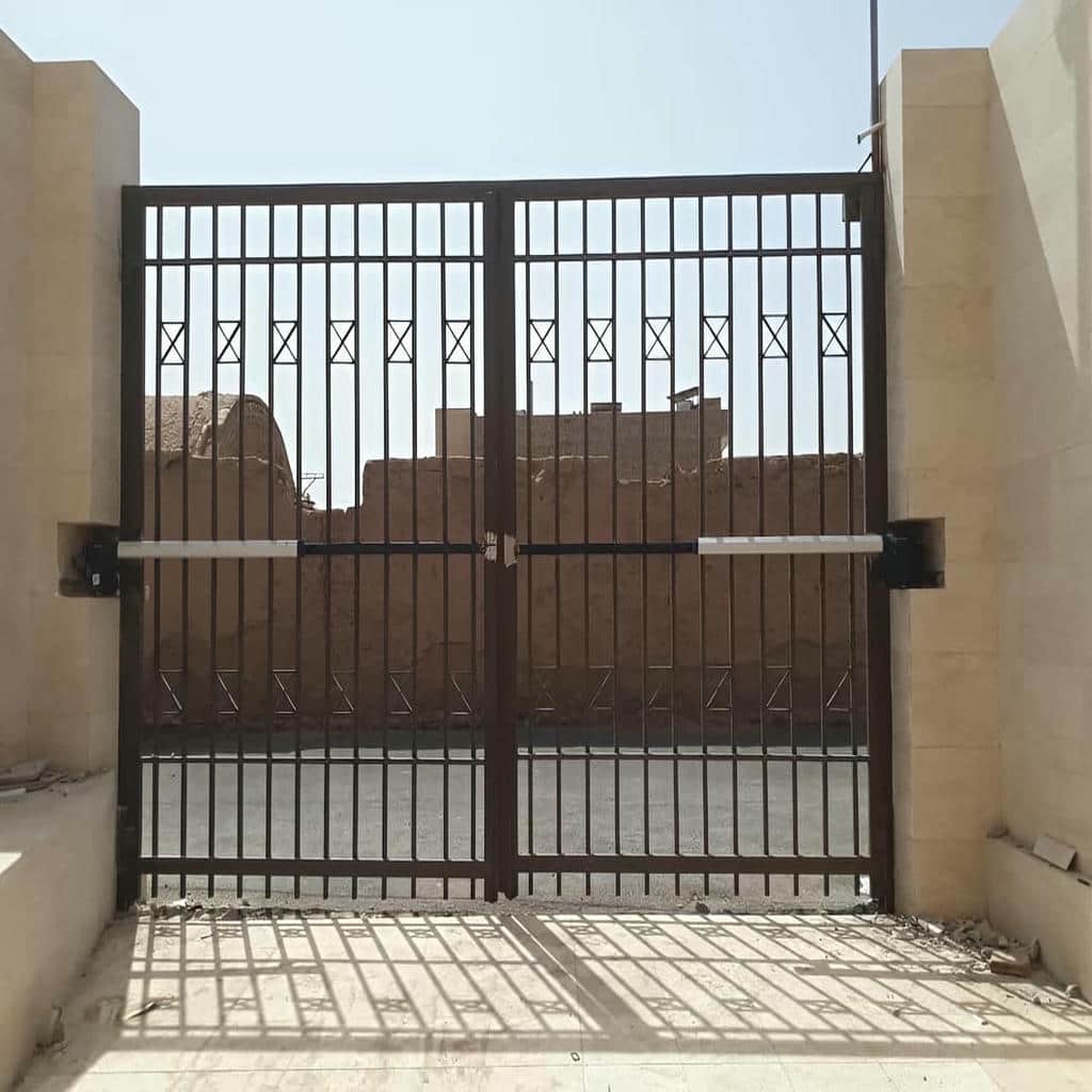 قیمت جک بازویی درب پارکینگ دو لنگه با تجهیزات ایمنی