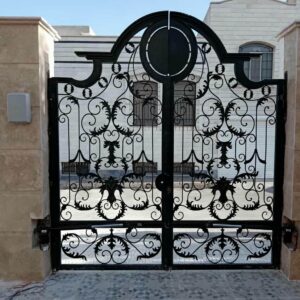 9 مدل درب برقی حیاط لولایی