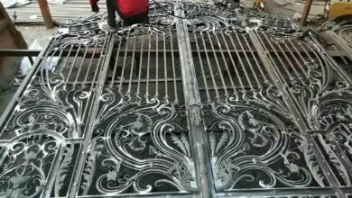 10 نمونه درب ویلایی ورودی شمالی