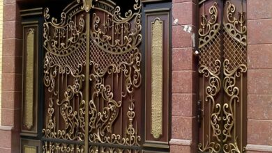 13 نمونه درب حیاط ورودی جنوبی
