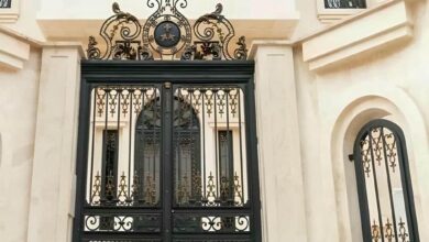10 نمونه درب حیاط ورودی محوطه