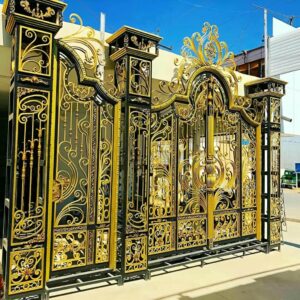 14 طرح درب ویلایی دو لنگه ماشین رو