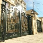 6 مدل درب حیاط برش لیزری هندسی