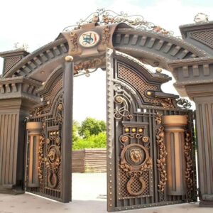 9 طرح درب پارکینگ کشویی محوطه