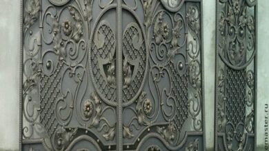 10 طرح درب آهنی شیک ورودی حیاط