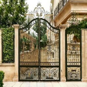 7 طرح درب باغی ویلایی فرفورژه