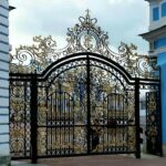 10 مدل درب حیاط ویلایی قوسی