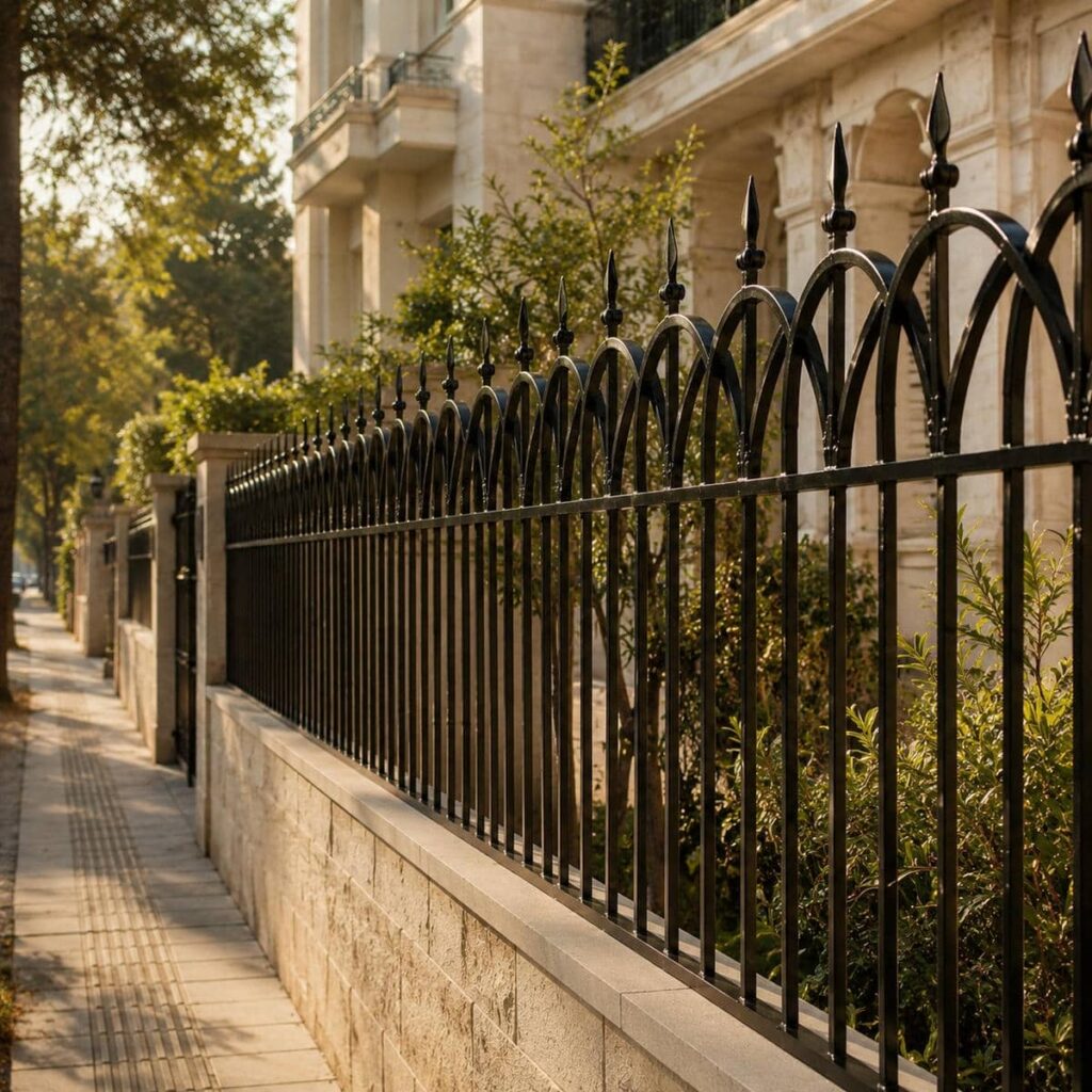 9 مدل نرده حفاظ دیوار ساده