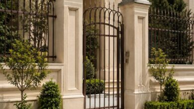 11 مدل حفاظ دیوار کوتاه حیاط
