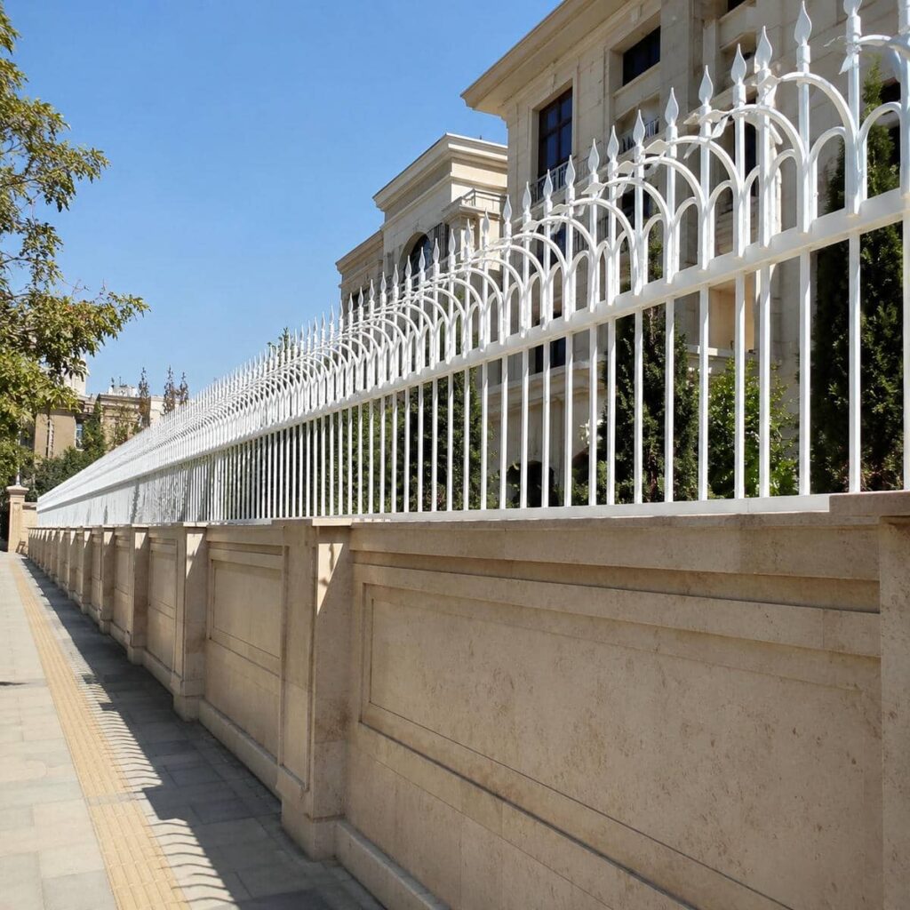 خرید حفاظ دیوار ویلایی مدرن طرح نیزه