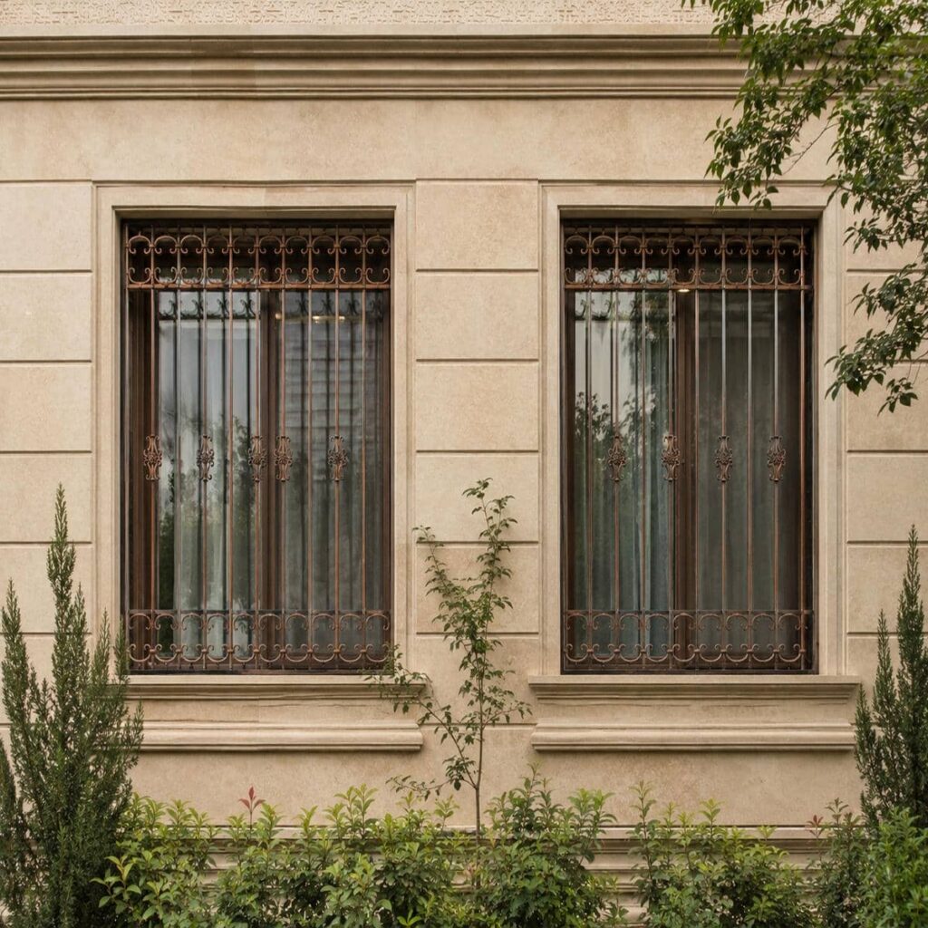 سفارش نرده شاسی دار پس از اندازهگیری دهانه
