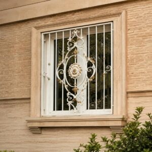 9 مدل نرده پنجره فلزی شاسی دار