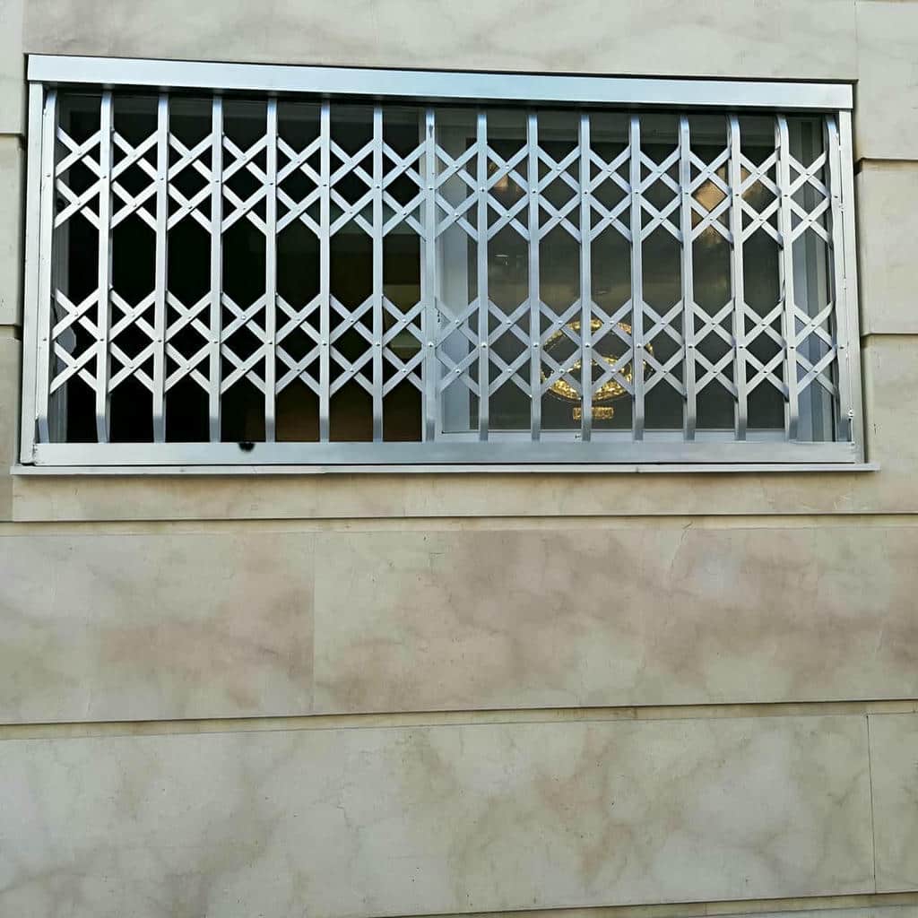 خرید حفاظ پنجره ریلی بازشو متناسب با دهانه