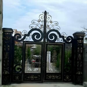 11 طرح درب پارکینگ سنگین شاسی دوبل