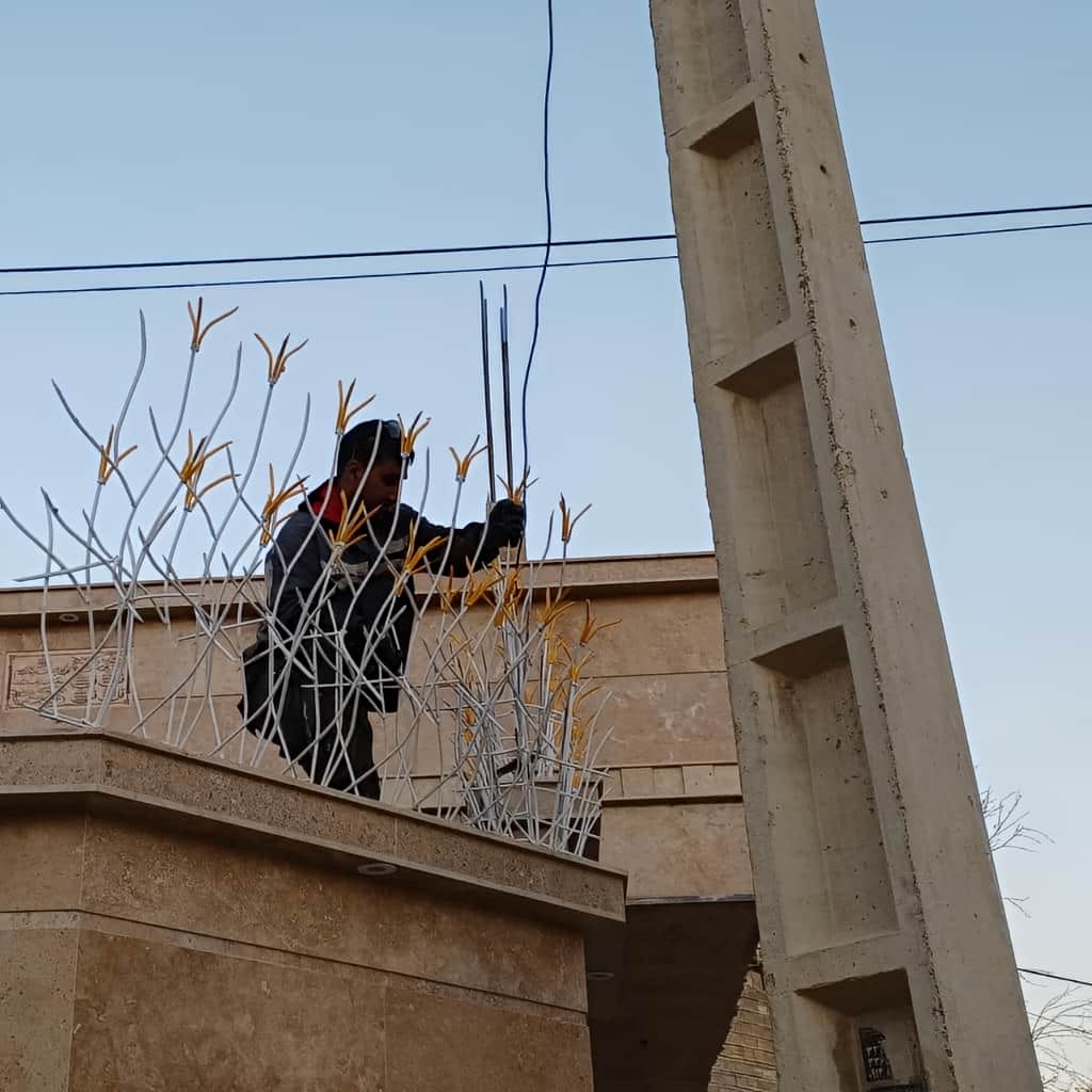 نرده حفاظ پیرامونی بنا