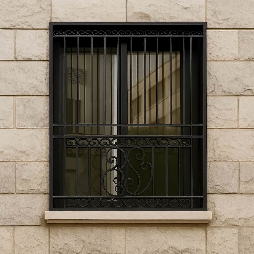 نرده پنجره طرح کلاسیک